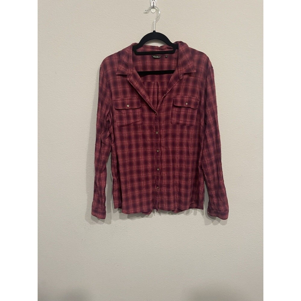 Eddie Bauer Women Button Down Sz Xl